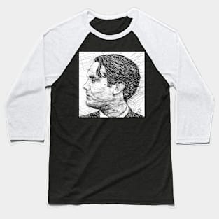 FEDERICO GARCIA LORCA pencil portrait .2 Baseball T-Shirt